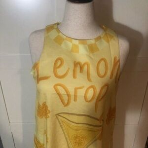 Yellow Lemon Drop Sleeveless Dress